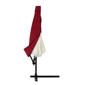 Pokrowiec na parasol ogrodowy czerwony 3m zip