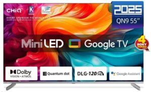 CHiQ M55QA9 TV 55″, UHD MiniLED Google TV DLG 120 Hz