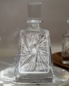 Crystal Julia Karafka kryształowa do whisky brandy koniaku Młynek