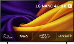 LG NANO AI NU90 98” 4K UHD LED LCD czarny – 98NU900B6LB.AEUQ