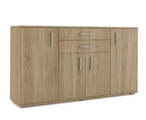 Komoda MALMO 2 173cm dąb sonoma duża szafka pojemna do pokoju salonu