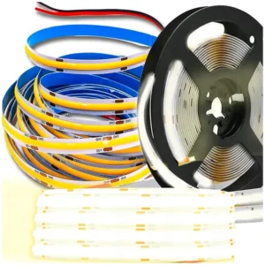 Taśma LED Neon COB 12V 12W /m 512 diod 4000K 8mm BIAŁA NEUTRALNA LINIA 5M