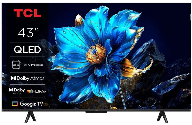 TCL 43P7K 43″ QLED 4K Google TV Dolby Vision