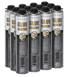 Pianoklej do murowania Glue Blocks 750ml na 120m2, 660mb Fome Flex x 12 szt