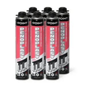 Pianoklej poliuretanowy szybki 1000ml na 60m2 płyt XPS Penoplast x 6 sztuk