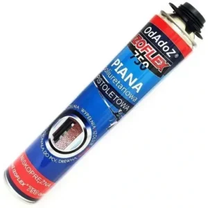 PIANA MONTAŻOWA NISKOPRĘŻNA POLIURETANOWA PIANKA PISTOLETOWA IZOFLEX 750ML