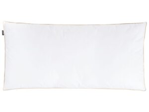 Poduszka trzykomorowa ETNA Wysoka 40 x 80 cm Kacze pióra i puch Biały