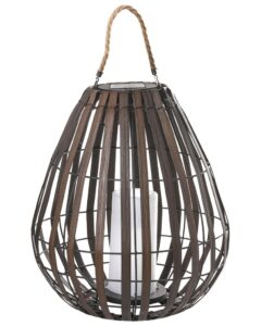 Lampion solarny LUFUPA 61 cm Ciemnobrązowy