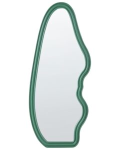 Lustro ścienne ROCLES 68 cm 160 cm Ciemnozielony