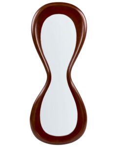 Lustro ścienne BOURGES 70 cm 170 cm Brązowy