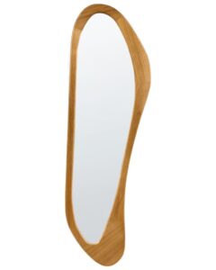 Lustro ścienne SAUVILLE 50 cm 160 cm Jasnobrązowy