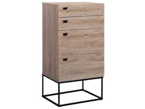 Komoda 4 szuflady ACRA Jasnobrązowy
