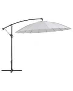 Parasol ogrodowy na wysięgniku 268 cm CALABRIA II Jasnoszary