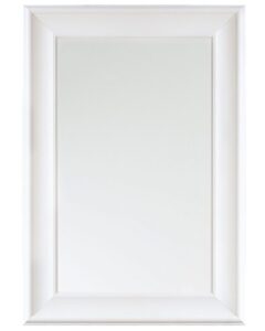 Lustro ścienne LUNEL 60 cm 90 cm Biały