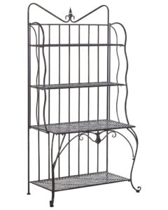 Regał PAVONA 94 cm 170 cm Metal Czarny