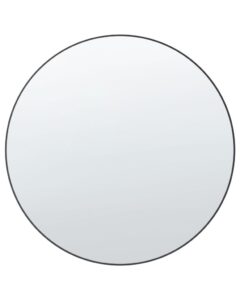 Lustro ścienne ANNEMASSE 80 cm 80 cm Metal Czarny