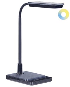 Lampa biurkowa LED CENTAURUS Ze ściemniaczem Metal Czarny