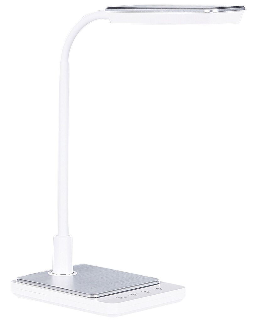 Lampa biurkowa LED CENTAURUS Ze ściemniaczem Metal Biały