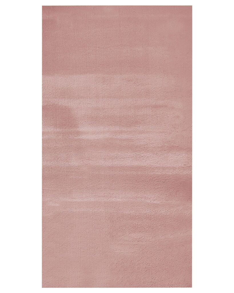 Dywan ze sztucznego futra MIRPUR Różowy 80 x 150 cm