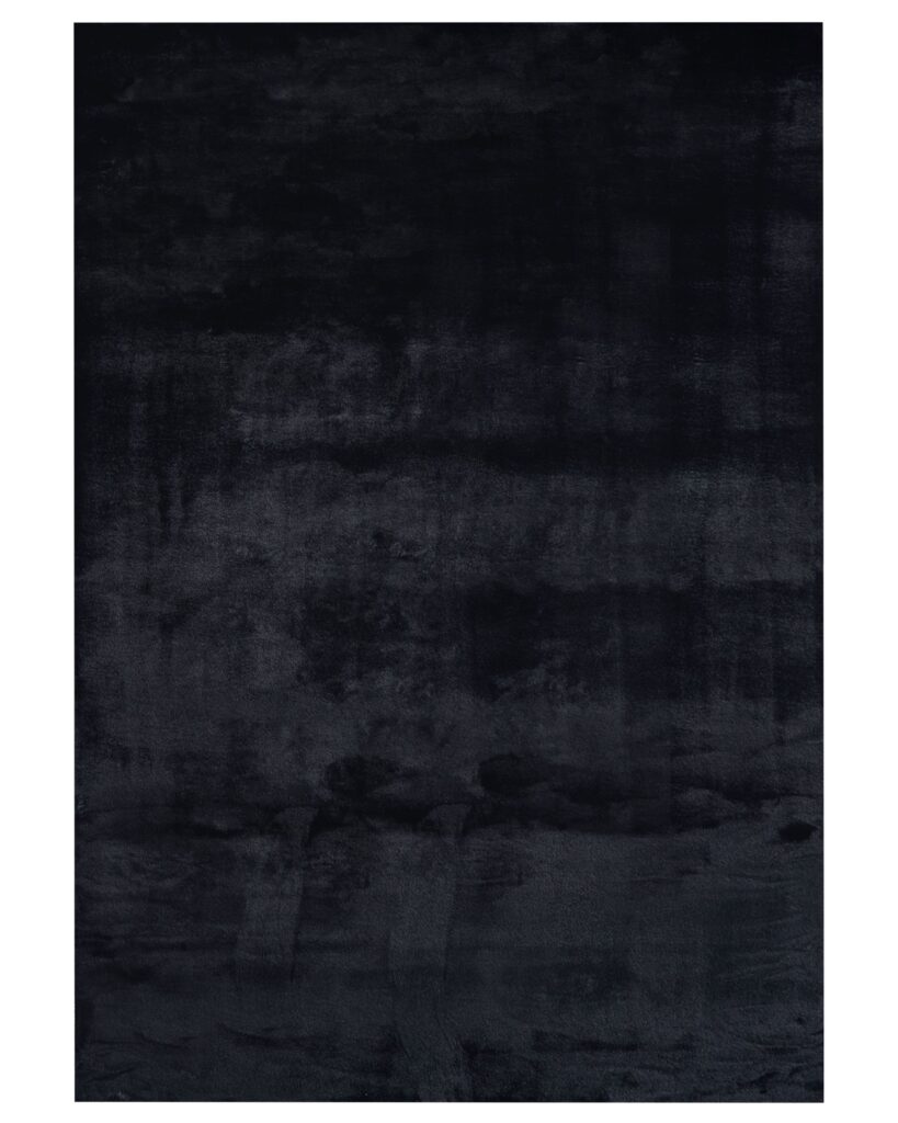 Dywan ze sztucznego futra MIRPUR Czarny 160 x 230 cm