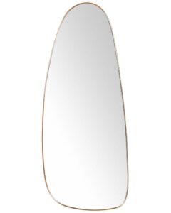 Lustro ścienne CERGY 39 cm 95 cm Metal Złoty