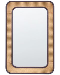 Lustro ścienne BERNAS 60 cm 90 cm Naturalny
