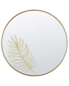 Lustro ścienne SAUVIE 57 cm 57 cm Złoty