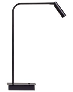Lampa biurkowa LED LAWSON Regulowana Metal Czarny