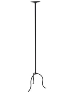 Świecznik ALMADA 118 cm Metal Czarny