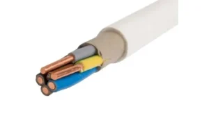 Przewód okrągły YDY 5×4 450/750V drut 1mb