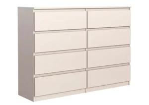 Komoda 8 Szuflad 120cm Kaszmir