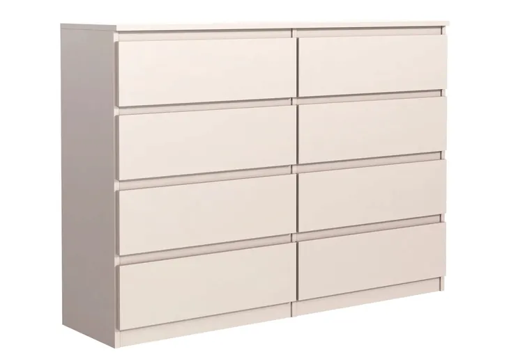 Komoda 8 Szuflad 120cm Kaszmir