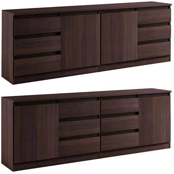 028041 KOMODA / ZESTAW 2d6s/200cm – WENGE # KOLORY