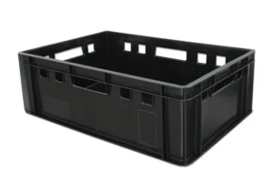 SKRZYNKA MAGAZYNOWA TRANSPORTOWA POJEMNIK PLASTIK TRANSPORTOWY 40x20x60CM