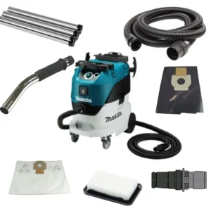 MAKITA ODKURZACZ SUCHO MOKRO 1200W VC4210L PŁYNNA REG. +WORKI SSAWKI VC