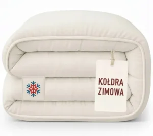 KOŁDRA ZIMOWA 200x220cm 400gsm -CIEPŁA PUSZYTA GRUBA ANTYALERGICZNA -POLSKA