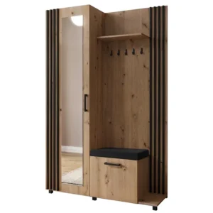 Garderoba ARMADIO 137/207/42 cm do Przedpokoju Nowoczesna Dąb artisan