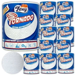 FOXY TORNADO ręcznik 3WARST kuchenny papierowy x12