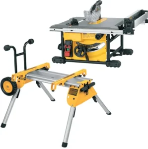 DEWALT PILARKA STOŁOWA 210 MM + WÓZEK DWE7485RS
