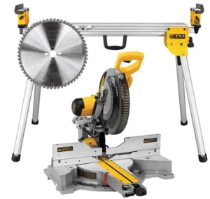 DEWALT PIŁA UKOSOWA DWS780 + STÓŁ ROBOCZY DE7033