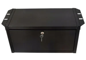 Skrzynka ławki cmentarnej Ławka na cmentarz skrzynka 49x25x20cm- Czarna