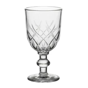Kielich do wody Florina Corda 260 ml szklany zdobiony do zmywarki